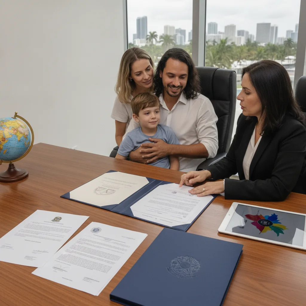Certidão de Nascimento para Filho Adotado no Brasil em Miami