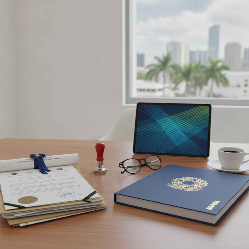 Como Fazer Tradução Juramentada de Diploma Brasileiro em Miami
