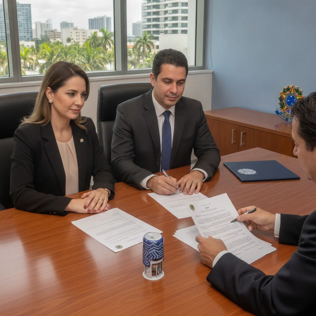 Como Reconhecer Firma de Documento Brasileiro em Miami