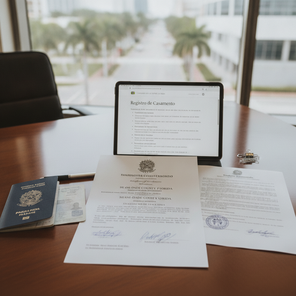 Como Registrar Casamento Brasileiro nos EUA em Miami