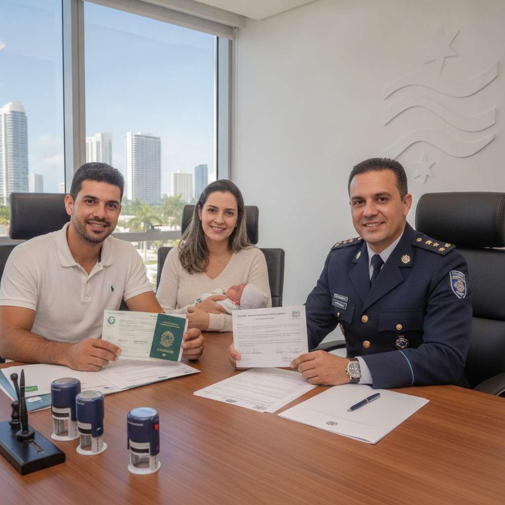 Como Registrar Nascimento de Filho Americano no Brasil em Miami