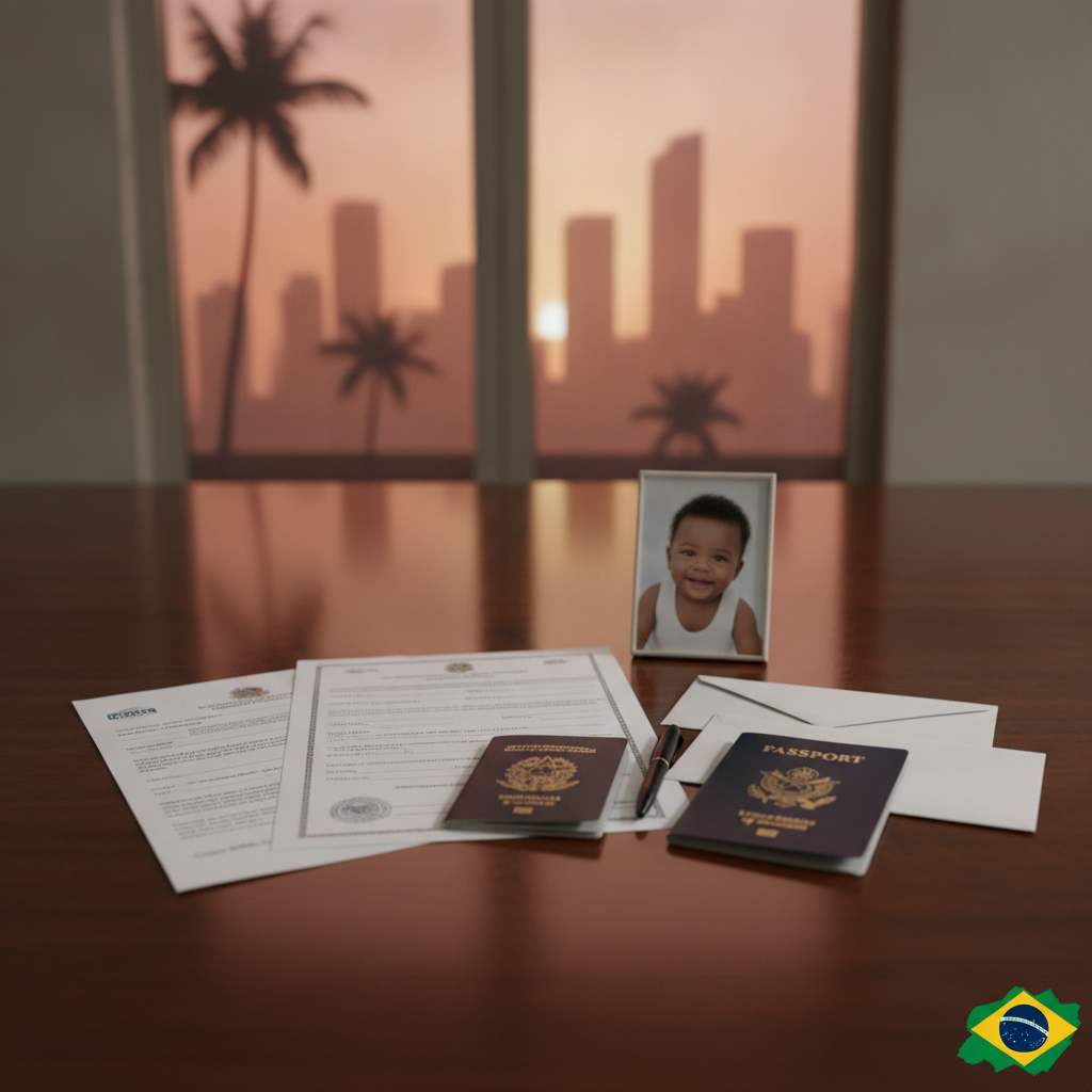 Como Registrar Nascimento de Filho nos EUA no Consulado de Miami