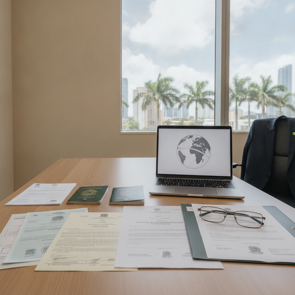 Como Regularizar Documentos Brasileiros Morando nos EUA – Miami