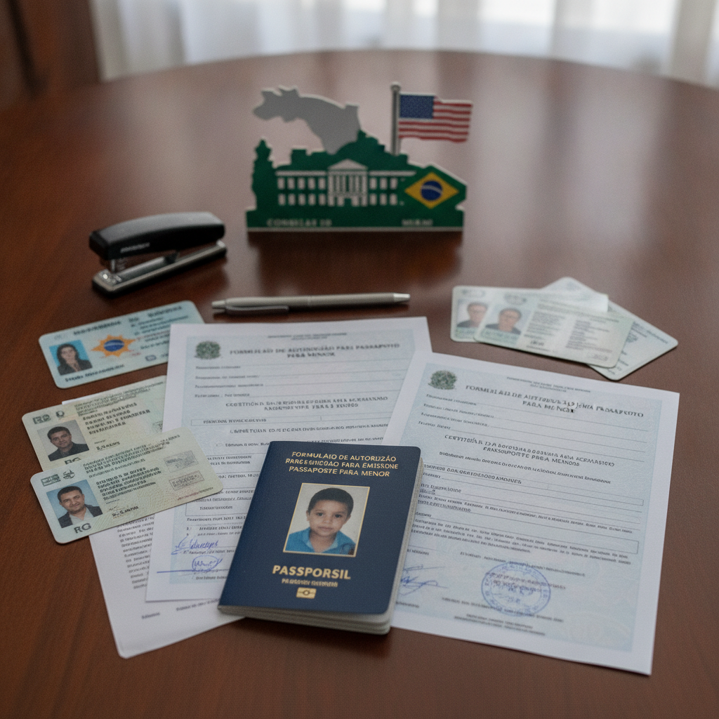 Como Tirar Passaporte para Menor de Idade em Miami