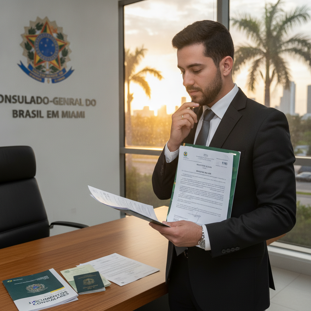 Como Tirar Registro Militar Brasileiro em Miami