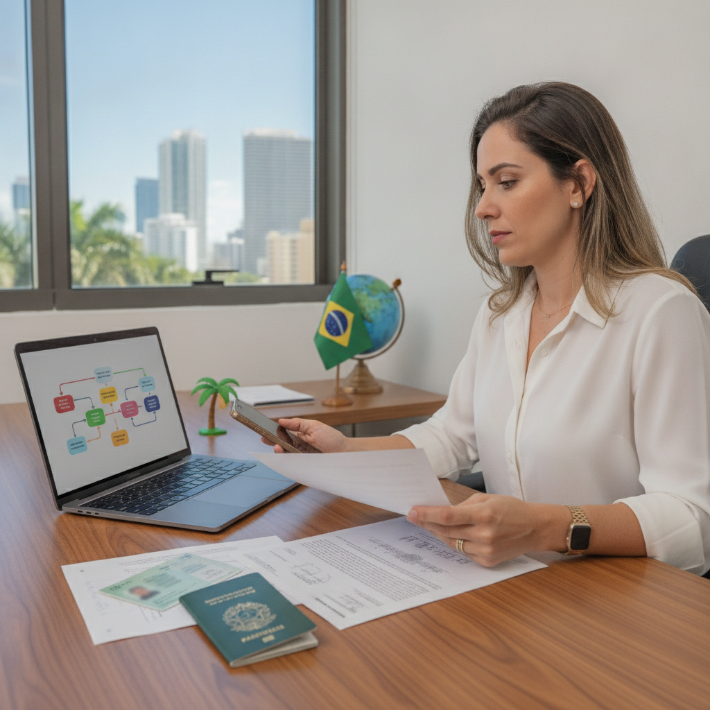 Como Tirar Segunda Via de Documento Brasileiro em Miami