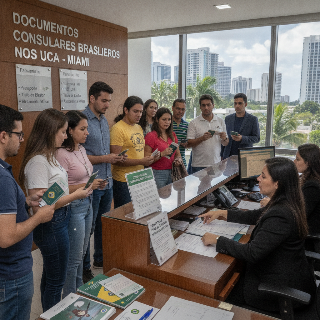 Como Tirar Título de Eleitor Morando nos EUA (Miami)