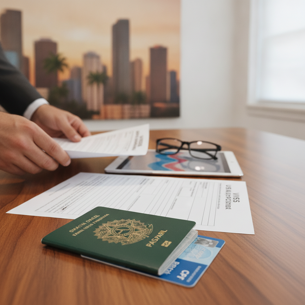 Como Tirar Visto Americano com CPF Irregular em Miami