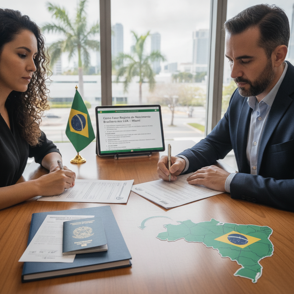 Registro de Nascimento Brasileiro nos EUA: Guia Miami