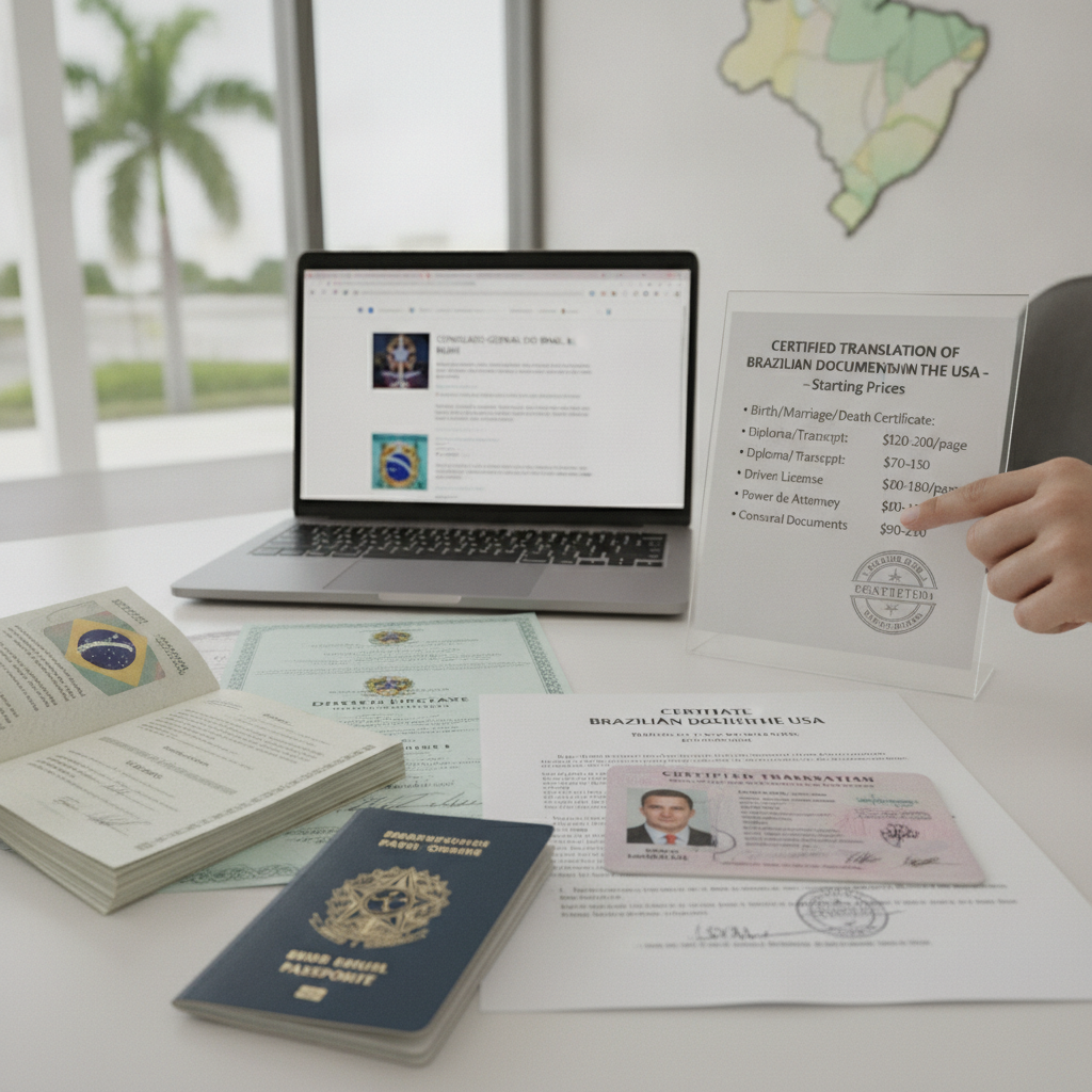 Tradução Juramentada de Documentos Brasileiros nos EUA